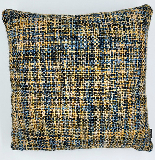 Luxuriöses Dekokissen YARA BLAU