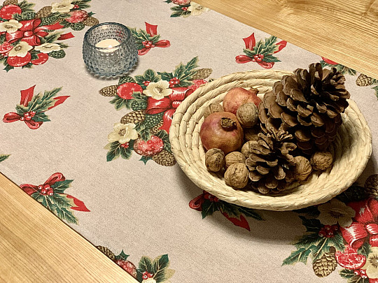 Weihnachtstischdecke Weihnachtsbrett