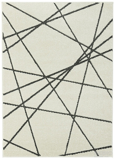 Stück Teppich PORTLAND weiß grau