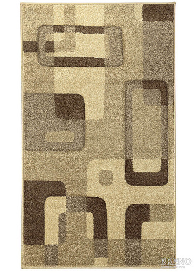 Stück Teppich PORTLAND braun beige