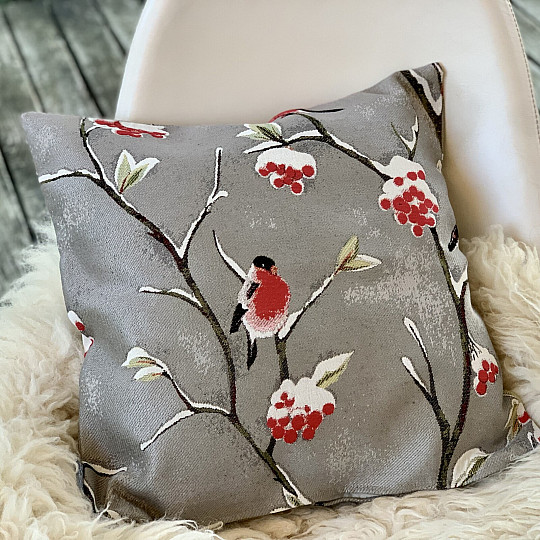 Luxuskissen HÍL beige-grau