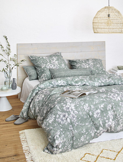 IRISETTE Luxus-Flanellbettwäsche ZOBEL 8558-30 Menthol