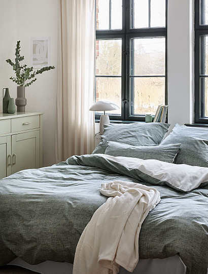 IRISETTE Luxus-Baumwollsatin WAVE 8557-30 grün