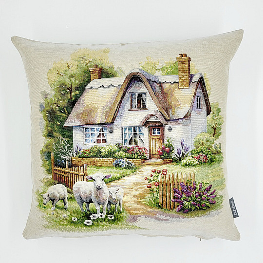 COTSWOLDS SCHAF Gobelin Kissenbezug