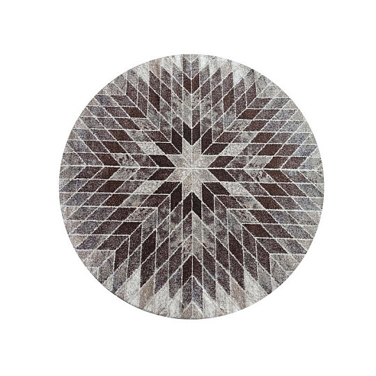 Stückteppich PANAMERO 10 Kreis beige