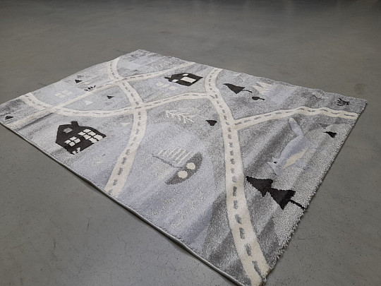 Kinderteppich HAPPY 310 Silber