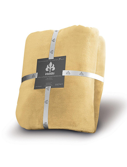 Kuscheldecke RELAX 40 GELB