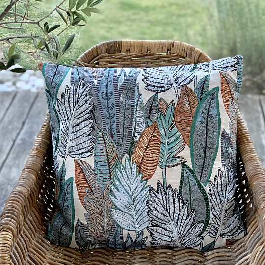 Gobelin-Kissenbezug SAFIA BEIGE