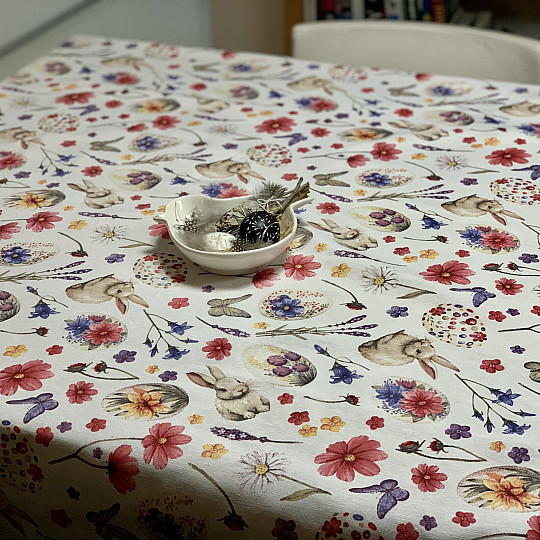 Ostertischdecke HOPPITY