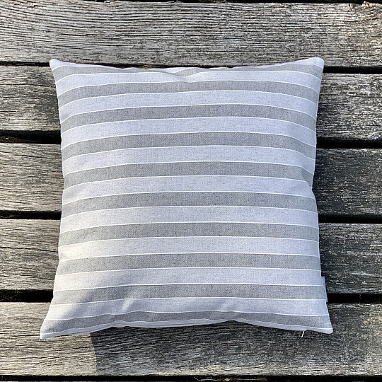 Dekorativer Kissenbezug TREBOL STRIPES GREY