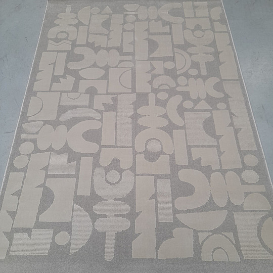 Stück Teppich BOHO Geometrie