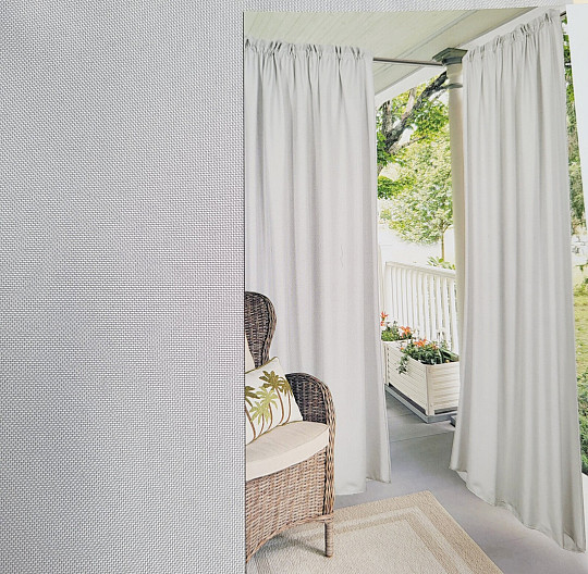 Dekorativer Outdoor-Vorhang GAIA GREY
