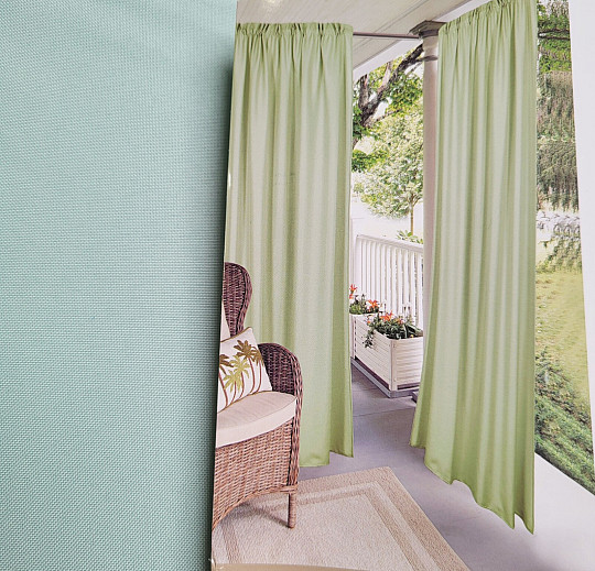 Dekorativer Outdoor-Vorhang GAIA GREEN