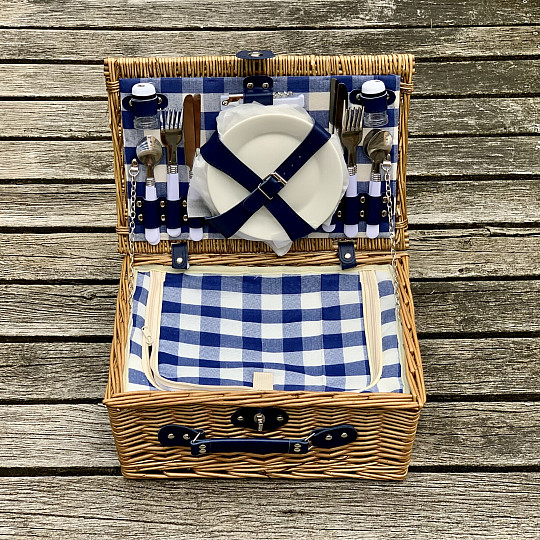 Picknickkorb GARDEN braun für 4 Personen