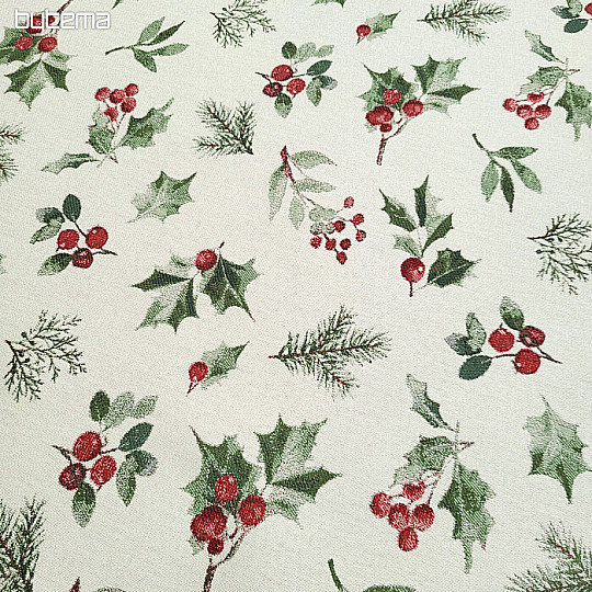 Luxuriöser Dekorationsstoff HOLLY GREEN