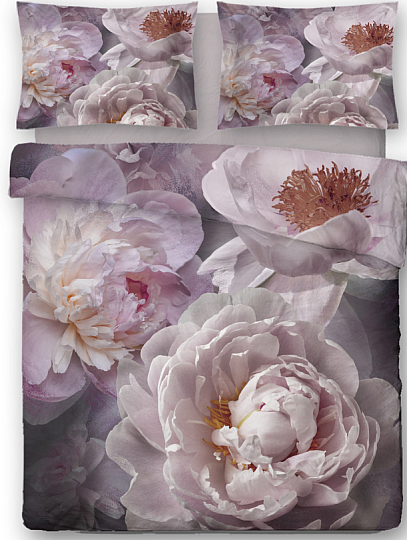 Microflanell-Bettwäsche PEONY