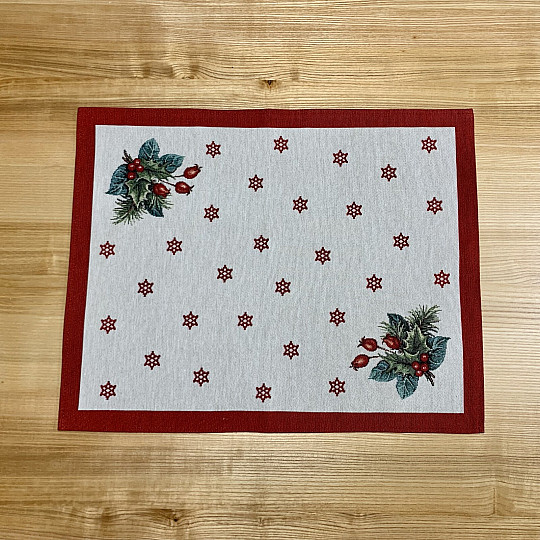Weihnachtstischset WEIHNACHTSKERZE