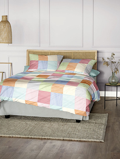 Luxus-Flanellbettwäsche IRISETTE KOALA 8506-90 MULTI CHECK