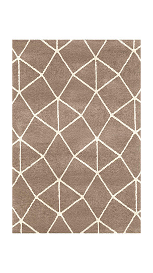 Kreativer moderner Stückteppich