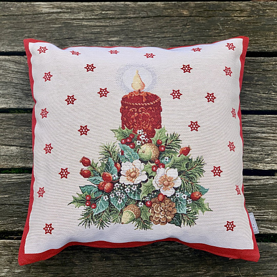 Weihnachtsteppichbezug WEIHNACHTSKERZE II