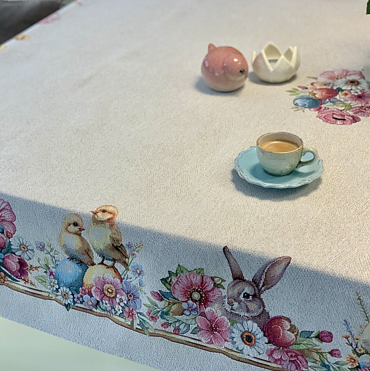 Wandteppich-Tischdecke und Schal FRÜHLINGSFERIEN