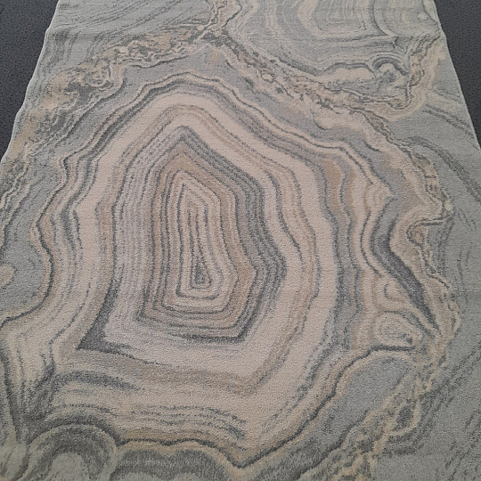 Luxuriöser Wollteppich ISFAHAN Efez grau