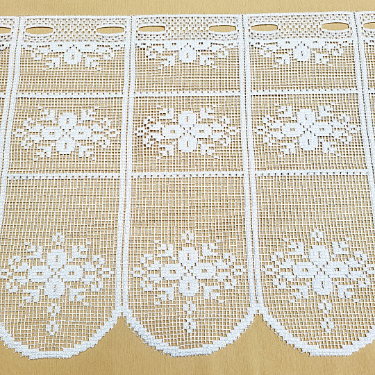 Buntglasvorhang OTYLKA WHITE