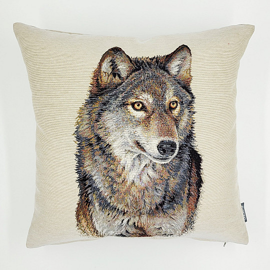 Wandteppich-Kissenbezug WOLF