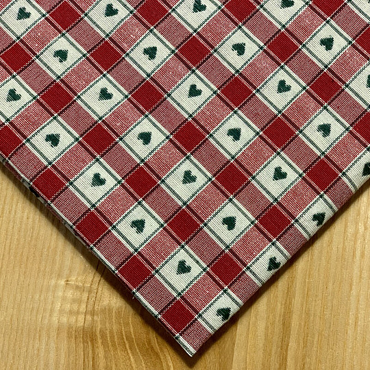 Tischdecke und Schal MAXI CORET rot