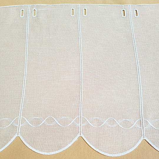 Vorhang für Buntglas GERSTER 11883 weiß