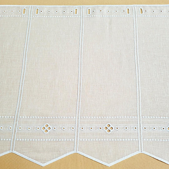 Vorhang für Buntglas GERSTER 11884 weiß