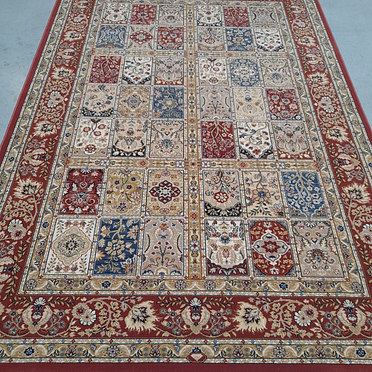 Wollteppich ORIENT klassisch alt-pink