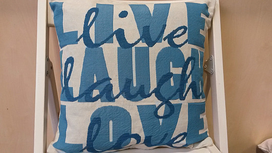 Dekorativer Kissenbezug LIVE TURQUOISE
