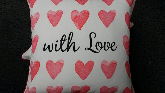 Dekorativer Kissenbezug LOVE 4