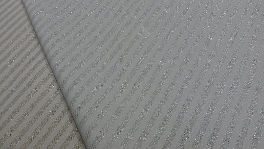 Weihnachtstischdecken und Schals Stripes silber natur