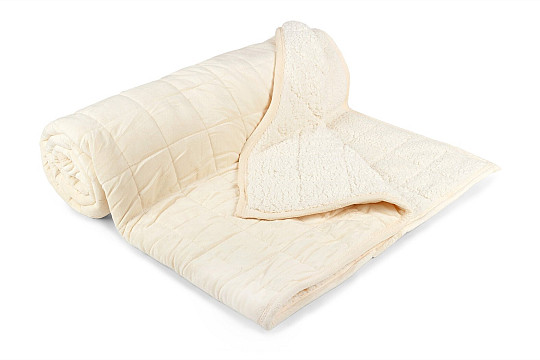 Mikrofaserdecke EXTRA WEICHER SCHAFE-Cremestich