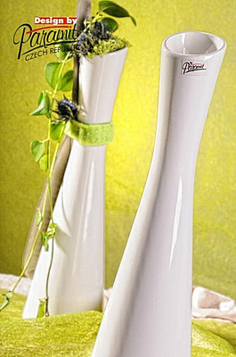Porzellanvase LINK weiß