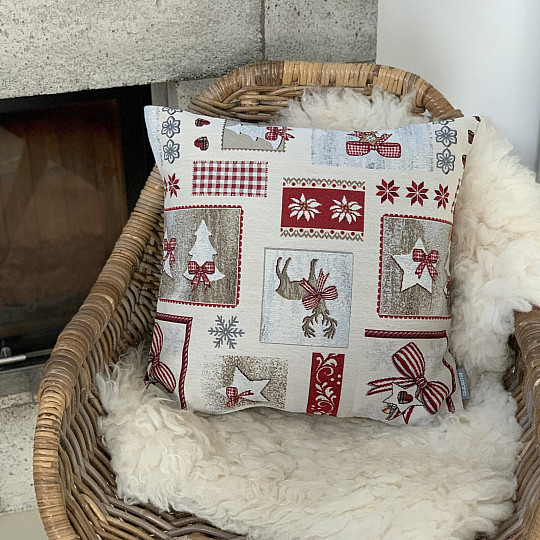 Weihnachts-Wandteppichbezug COUNTRY CHRISTMAS