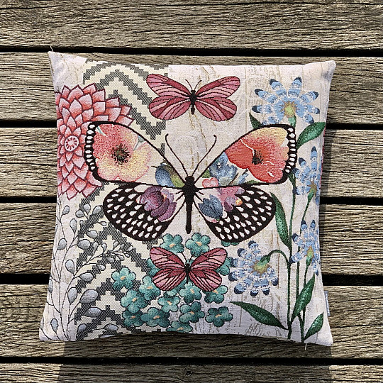 Gobelin-Kissenbezug FEEL BUTTERFLY 1