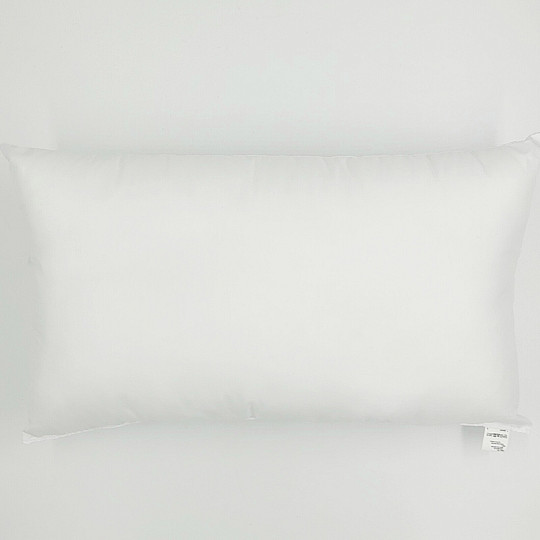 Weißes Kissen 30 x 50 cm