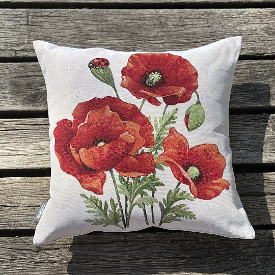 Gobelin-Kissenbezug POPPY
