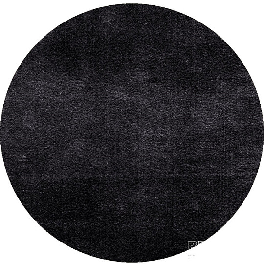 Runder Teppich SHAGGY GALA dunkel. Schokolade