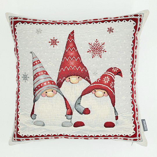Weihnachtlicher Gobelinbezug WEIHNACHTSELFEN