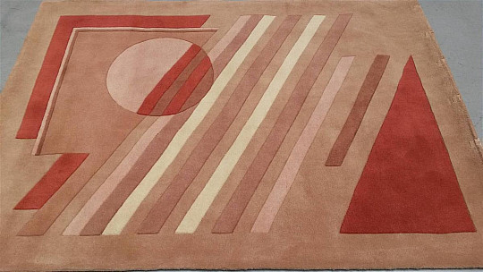 Handgetufteter Teppich GEO! Letztes Stück!