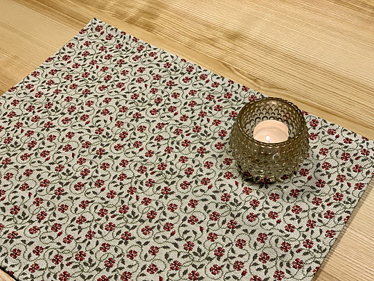 Tapisserie Tischdecke, Schal Vintage Blumen