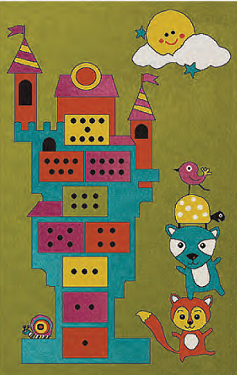 Kinderteppich PLAY Spielturm