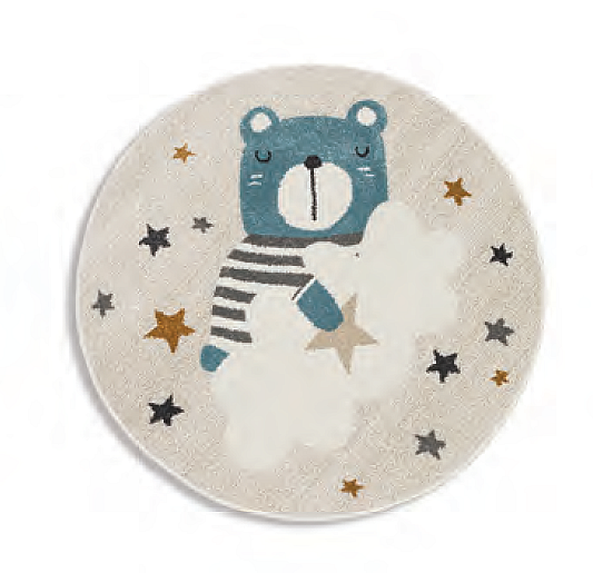 Runder Teppich für Kinder VEGAS Bären