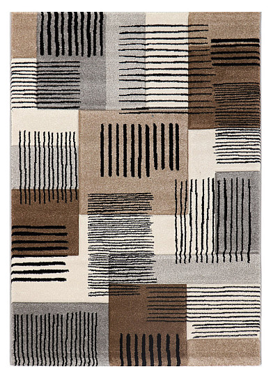 Moderner Stück Teppich DIAMOND geometrisch wild