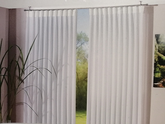 NEW WAVE Gardinen-Rüschenband 8 cm, 1:2