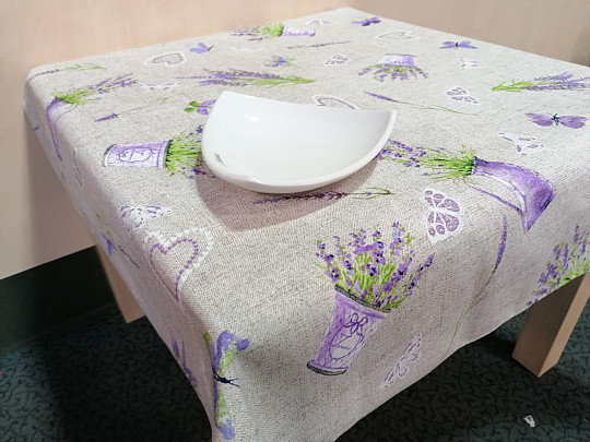 Tischdecke - LAVENDER lila